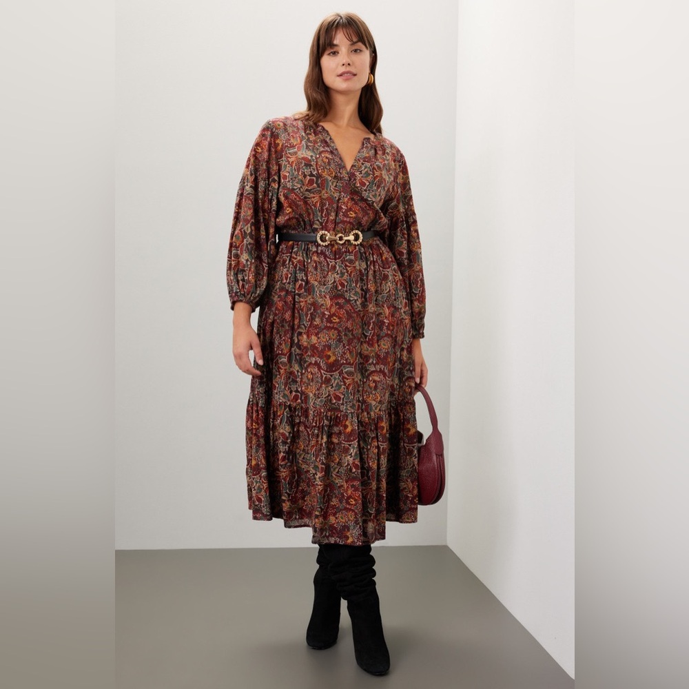 Ralph Lauren Multicolor Long Sleeve Dress